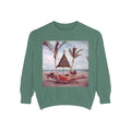 Vintage Christmas on the Beach Crewneck Sweatshirt - Comfort Colors