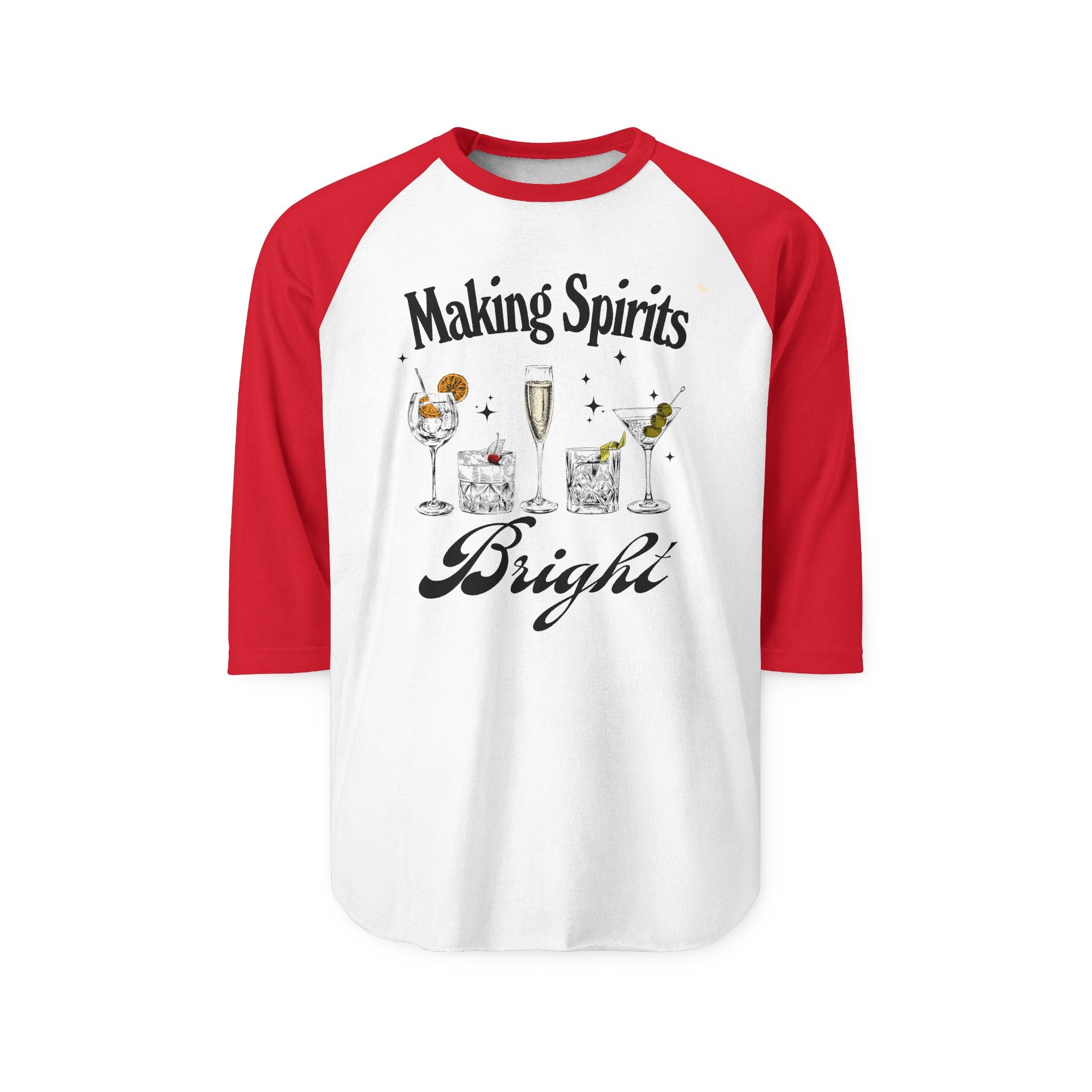 Making Spirits Bright Raglan Shirt