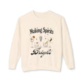 Making Spirits Bright Crewneck Sweatshirt - Comfort Colors