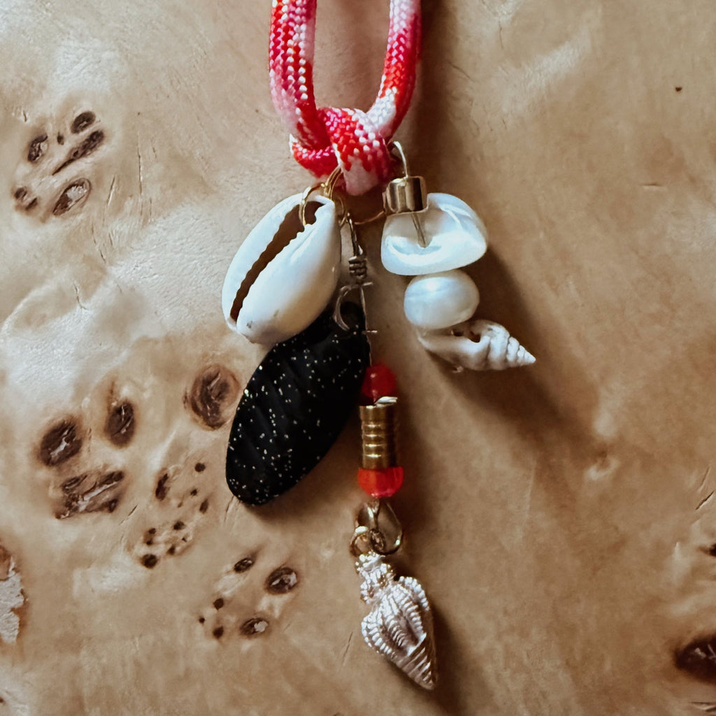 Little Sunfish Necklace – Handmade Fishing Lure & Shell Jewelry